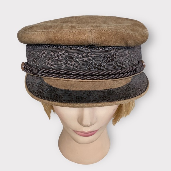 VTG ECHTES LEDER FISHERMAN HAT - Picture 5 of 11